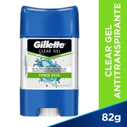 Gel Invisible Antitranspirante Gillette Specialized Power Rush 82 g