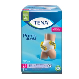 Ropa Interior Desechables Pants Ultra T:l Tena 8u