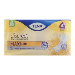 Toallas Higiénicas Discreet Maxi Tena 10u