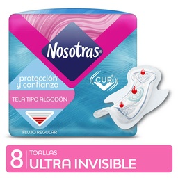 Toallas Ultra Invisible Tela Nosotras 8 uni