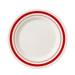 Plato Postre 20cm Ba Color Rojo . . .