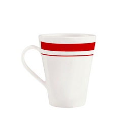 Jarro Mug Banda Color Rojo . . .