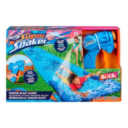 Juego de Tobogan Nerf Super Soaker  Deslizante con Pistola de Agua