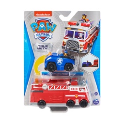 Vehiculo Paw Patrol Camión de Bomberos con Transporte Chase