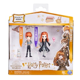 Set Figuras Harry Potter Ron y Ginny con Accesorios 7 cm