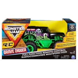 Vehículo Radio Control Monster Jam Grave Digger 1:24