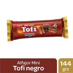 Mini Alfajor Negro Tofi 144g