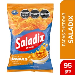 Papas Fritas Cheddar Saladix Paq 95 grm