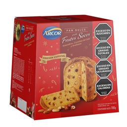 Pan Dulce con Frutos Secos Arcor 700g