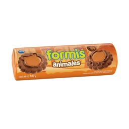 Galletitas Rellenas de Dulce de Leche Animales Formis 102 grm