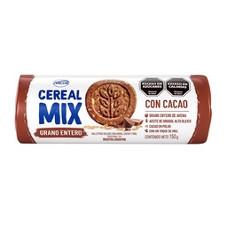 Galletitas de Cereal con Avena Cacao y Miel Cereal Mix 150g