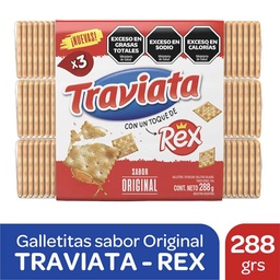 Galletitas Crackers Saladas Rex Traviata 288g