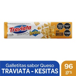 Galletitas Saladas Sabor Queso Traviata 96g