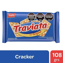 Galletitas Crackers Sabor Original Traviata 108g