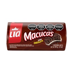 Galletitas Rellenas Sabor Chocolate Macucas 85g