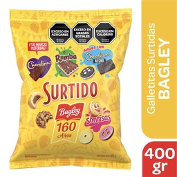 Galletitas Dulces Surtido Bagley 400g