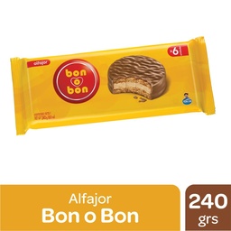 Alfajor Chocolate Bon O Bon 240g