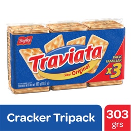 Galletitas Crackers Sandwich Traviata 303g