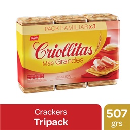 Galletitas . Criollitas Paq 507 grm