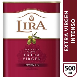 Aceite Oliva Extra Virgen Lira Intenso Lata 500 ml