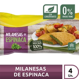 Milanesa Soja Espinaca 320g Granja Del Pak 320 grm