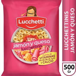 Capelettini Lucchetti  Jamón y Queso   Paquete 500 gr