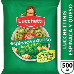 Capelettini Lucchetti  Espinaca y Queso   Paquete 500 gr