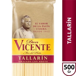 Tallarin Don Vicente Al Huevo Paquete 500 gr