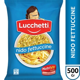 Nido Fettucine Lucchetti     Paquete 500 gr