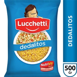 Dedalitos Lucchetti     Paquete 500 gr