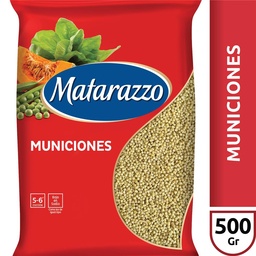 Municiones Matarazzo     Paquete 500 gr