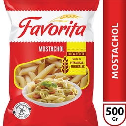 Mostachol Favorita     Paquete 500 gr