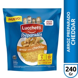 Arroz Preparado Sabor Cheddar Lucchetti 240 grm