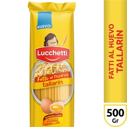 Fideos Al Huevo Tallarín Lucchetti 500 grm