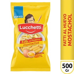 Fideos Al Huevo Mostachol Lucchetti 500 grm