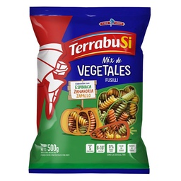 Fideos Fusilli Mix de Vegetales Terrabusi 500g