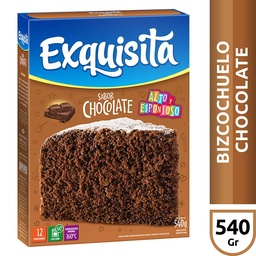 Polvo para Bizcochuelo Exquisita Chocolate Caja 540 gr