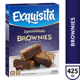 Polvo para Brownies Exquisita Chocolate Caja 425 gr