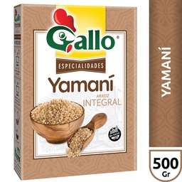 Arroz Yamaní Gallo Integral Caja 500 gr