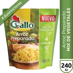 Arroz Preparado Sabor Mix de V Gallo Paq 240 grm