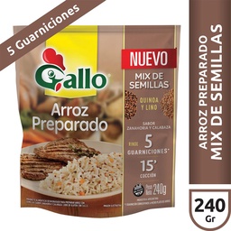 Arroz Preparado Mix de Semilla Gallo 240g