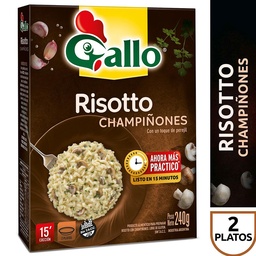 Risotto de Champignones  Gallo     Caja 240 gr