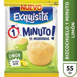 Bizcochuelo Sabor Limón Exquisita 55 grm