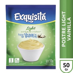 Postre Vainilla Light Exquisita Sob 50 grm