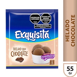 Helado Sabor Chocolate Exquisita 55 grm