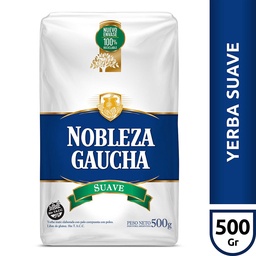 Yerba Mate Suave Nobleza Gaucha Paq 500 grm