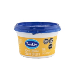 Queso Untable Cuatro Quesos Sancor 190 grm