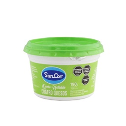 Queso Untable Light Cuatro Quesos Sancor 190 grm