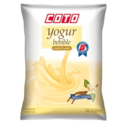 Yogur Bebible Entero Coto Vainilla Bebible Endulzado 1 ltr