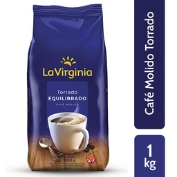 Cafe Molido Torrado Equilibrado La Virginia Paq 1 Kgm